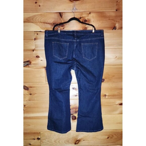 Old Navy The Flirt Plus Size 24 Short Jeans Blue Denim Bootcut 5 Pocket Stretch - Picture 5 of 7
